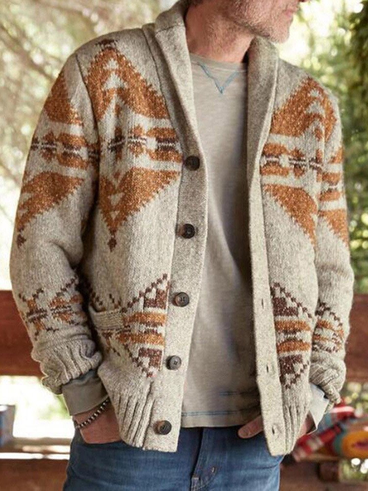 남자 패션 따뜻한 자카드 스웨터-긴팔 플러스 크기 5XL 니트 스웨터 코트 자켓 남자 봄 가을 겨울 카디건 의류